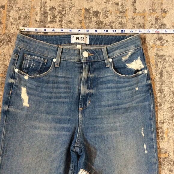 SUPER COOL PAIGE SARAH JEANS! EUC! SIZE 27 - Picture 4 of 13